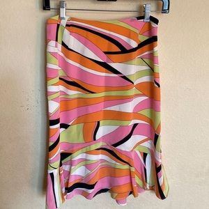 Talbots Petites Silk Skirt